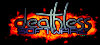 Deathless Software Logo (320x145 - 256 colors) - used in the game DualPaint